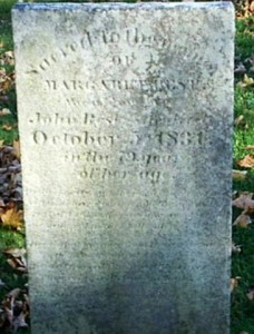 Margaret Mesick Best -- Linlithgo Church Cemetery
